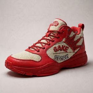 Tênis esporte vermelho